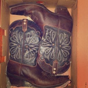 Ariat Women's Daisy Western Boots - Brown/Blue